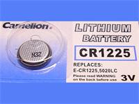 3V 49mAH Lithium Coin Cell Battery • 12.5 Ø x 2.5mm [CR1225]