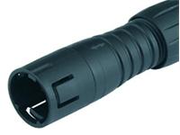 4 way Male Cylindrical Cable Connector IP 67 with Snap-in and 3~5mm Cable Entry [99-9209-00-04]