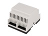 DIN Rail Mounted Enclosure 4 Module 90X70X58 Grey [1597DIN4GY]