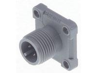 Inline E-Series Circular Cable Plug Connector • with Flange • 4 way [ELST412FA]
