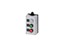 AS-Interface Enclosure for Command Devices, 22 mm, Round, C=Indicator Light Clear, Label without Inscription, B=Pushbutton Green, label: I, 1 NO, Spring-Type Terminal, A=Pushbutton Red, label: O, 1 NC, Spring-Type Terminal, Floor Mounting [3SU1803-0AB10-4HB1]
