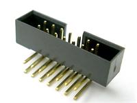 14 way 2.0mm PCB Right Angled Pins DIL Pin Box Header [617140]