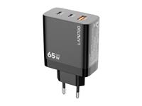 Fast 65W(Tested) Wall Charger, 3XOutput Ports 1XUSB & 2XType-C, Input:100-240V 50/60HZ 1.5A [BDD/FNIRSI PD65 FAST 65W CHARGER]