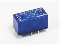 Bistable Telecom Relay • Form DPDT • VCoil= 5V DC • IMax Switching= 5A • RCoil= 244Ω • PCB [V23042-C1101-B101]