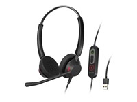 WINX CALL Pro 2 AI Noise Cancelling Mic Headset , USB2.0 (includes Type-C adapter), Unidirectional ECM (3-mic array), Microphone Sensitivity: -44.0±1dBV/Pa , Speaker sensitivity: 101±1dB SPL@1kHz, Impedance: 32Ω@1.0k, Max: 10mW, Cable Length: 180cm [WINX-HS113]