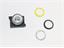 Push Button Actuator Switch Illuminated Momentary • Yellow Raised Lens • Black 30mm Bezel [P302MY]