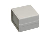Mini CAB type Front Panel Enclosure • Polystyrene Plastic • with Front and Rear Panels • 85x80x60mm [TEKO MC22]