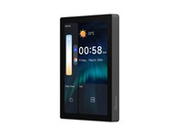 Grey Smart Control Panel. Your Smart Lights, Switches, Heaters, Coolers, Curtains, and all your smart devices can be controlled. It can quickly add ZIGBEE Devices on the screen in batches. Standard ZIGBEE 3.0 Protocol makes the connection more stable [SONOFF NS PANEL PRO-US 120PB]