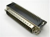 62 way Male D-Sub Connector with PCB Right Angle termination and High Density Pins [DCPA62PHD]