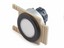 Push Button Actuator Illuminated Momentary • White Flush Lens • Black 35mm Flush Bezel [P351MW]