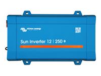 Victron Sun Pure Sine Wave Inverter 12V 250VA 200/175 W, Peak Power 400W, PWM Charge Controller, Max PV Voltage Current & Power: 25V 15A 375W, VE.Direct, O/PV:230VAC, IEC-320 Socket, without Battery Charger, 86x165x260mm, 2.4kg, IP21 [VICT SUN INVERTER 12V/250]