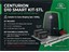 Centution D10 Smart 24V Sliding Gate Operator Kit - Steel Rack-1000Kg ( Kit Includes : Operator, BATT 12V7,2AH x2, STEEL RACK 2 X 2M) Excludes Remotes [CEN GATE MOTOR D10 SMART KIT-STL]