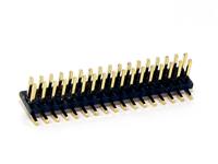 34 way 1.27mm PCB SMD DIL Pin Header with Locating Peg and Gold plated pins [506340]