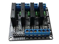 4 Channel 5V Solid State Relay Module Board. ControL I/PSIGNAL Voltage: (0-2.5V State Low Relay Off) (3.3-5V State high Relay On). Rated Output Load: 2A AT 100 to 240VAC (50/60HZ). Load Voltage Range:75 to 264VAC (50/60HZ). Load Current:0.1 to 2 AMP. [BMT SOLID STATE RELAY BRD 4CH 5V]