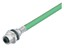 Circular Connector M12 D COD Female 4P Screw Lock M16 X 1,5 Rear Panel Entry Front Mount with 500mm Shield Profinet Cable IP67 (22266) [RKHS 4D-342/0,5M]