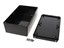 ABS Enclosure 193X113X58MM Flanged Lid Black IP54 [1591XXEFLBK]