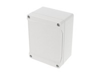 ABS Enclosure 120 X 90 X 60MM Grey Watertight IP66 Recessed Lid For Membrane Or Keypad for Indoor Use [1555FGY]