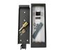 Takex Theft Resistant Bracket and Flush Mount Internal Pin Lock & Key Mechanism, Suitable for Wired Outdoor Takex Detectors: MS12FE / MS12TE / OMS12FE / MS100E, 286x110x34mm [TAKEX BRACKET-127]