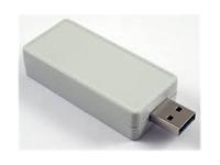Enclosure ABS Miniature Plastic 65 x 30 x 15.5mm for USB grey (RAL 7035) IP54 [1551USB3GY]
