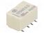 Signal Subminiature Seal 1 Coil Latching Relay Form 2C (2c/o) 4,5VDC 203 Ohm Coil 2A 30VDC 0,5A 125VAC (250VAC Max.) - Gold Flash Contacts [HFD4-4.5-L]