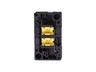 Lower Mounting/Base Part for IFM AS-Interface Field I/O Modules, AS-i Connection Via Terminals, 45 × 80 × 20 mm, cULus Approved. [AC5000 IFM]