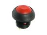IP67 Non-Illuminated Momentary Push Button Switch • Form : SPST-0-(1M) • 17mm Round Black Bezel • Red Button • Solder-Lug [PBR171ATLE2]