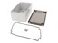 Polycarb Enclosure 200x120x90mm Smoked Lid Grey Body IP66 [1554U2GYSL]