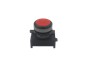 Push Button Actuator Non-Illuminated Momentary • Red Flush Button • Black 30mm Bezel [PB301MR]