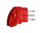 Crabtree Slimline 3Pin Dedicated Plugtop 16A Red [CRBT 1071RDP]