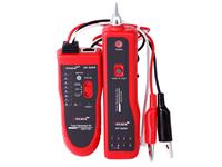 Tone & Probe Tester, Identify Unknown Cables Quickly, Tests Continuity, Diagnose Break Points, Verify LAN Open, Short Circuit and Crossed Pairs, Pin to Pin Cable Map, Lead Conected to Transmitter Directly. ( Requires 2X 9V Battery, Not Supplied) [NF-806R TONE & PROBE TESTER]