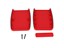 ABS Enclosure 117X79X24 Red + Black Soft S [1553BRDBK]