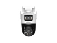 Dahua Outdoor Network Wi-Fi Dual-Lens Pan & Tilt Camera 5+5MP, Camera:2.8mm Lens 30m IR, Vehicle/Human & Motion Detection, H2.65, DWDR, Built-in MIC & Speaker, PT:6mm Lens 50m IR, Pan: 0° ~352°, Tilt:0°~90°, RJ45 (10/100 Base-T), 12VDC, IP66 [DHA P5D-5F-PV]