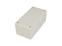 Polystyrene Enclosure 131X66X55 Black Heavy Duty [1594DGY]