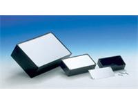 Coffer type Top Cover Enclosure • ABS Plastic • with Alum Panels and Rounded Corners • 160x95x45mm • Black [TEKO COFFER A/7]