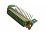 D-Sub 25W Plug 90DEG PC Board Mount With Mounting Lugs Machined Contacts Mil Approved -55 - +125 °c - 7,5A Per Contact (M24308/24-39) [DBMM25PA]