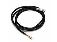 Stainless Steel Waterproof Temperature Probe on 2m Cable. -55°C ~ +125 °C [BMT TEMPERATURE PROBE DS18B20 2M]
