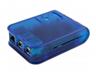 ABS Enclosure Hand Held 89.54x69.49x29.60mm Transluscent Blue For use with Raspberry PI 3B [1593HAMPI3TBU]