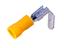 Insulated Piggy Back Disconnect Lug • 6.4mm Stud • for Wire Range : 2.5 to 6.0 mm² • Yellow [LM40063]