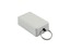 ABS Enclosure 60 mm x 35 mm x 20 mm Grey with Keyring [1551HRGY]