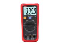 Digital Multimeter 1000V AC/DC 10A AC/DC, RES/CAP/FREQ/TEMP, HFE Transistor Test, Diode+Continuity Buzzer, Auto Power Off, Data Hold, Max Display 4000, CATⅡ 1000V, CATⅢ 600V, Drop Test 2M, Weight 330G [UNI-T UT136C+]