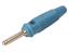 4mm Stackable Screwed Banana Plug • Blue [BULA 20K BLUE]