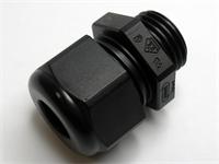 Polyamide Cable Gland M16X1.5 for Cable 5-10mm Black in Colour [CGP-M16X1,5-07-BK]