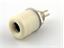 Banana Socket - 4mm - - White - Panel Mount - 24A-30VAC/60VDC [XY-RC11E WHT]