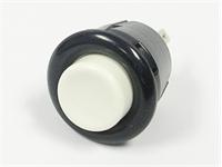 Panel-Mount Snap In Push Button Switch • Momentary • Form : SPST-0-(1) • 3A-125 VAC • Solder-Lug • White-Button [DS412WH]