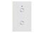 4X2 Luxury Glass Panel Touch Wall Light Dual Switch. It Can Also Be Controlled Via RF Or WIFI Through IOS/Android App- Ewelink. US Version [SONOFF WIFI+RF TOUCHSW US 2W]