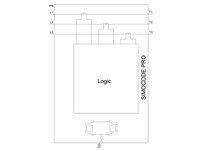 SIMOCODE Current Measuring Module, Set Current 63...630 A Overall Width 145 MM, Busbar Connection [3UF7104-1BA00-0]