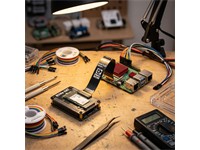 PCIe Flex Cable for NVMe Base and Raspberry Pi 5 – PCIe Flex 49mm , They have a 'one way' Design with 16 Pads at the Raspberry Pi 5 end and 18 Pins at the NVMe Base End to Prevent Incorrect Installation [PCIE FLEX CABLE 49MM]