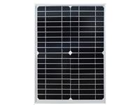 SOLAR PANEL 20W 18.2V @ 1.1A OCV:22.2V SCC:1.29A MONOCRYSTALLINE 360x450x25mm 2kg [SOLAR PANEL GROWCOL 20W]