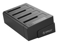 ORICO 4 BAY USB3.0 TO 2.5 / 3.5 HDD|SSD CLONE DOCK BLACK [ORICO 6648-US3-C-V1-SA-BK]