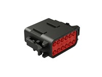 DT Style Connector 12 Pole Female with guide (DTM06-12SB) [ATM06-12SB]